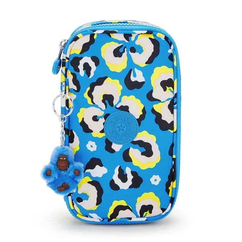 Estojo-kipling-50-pens-leopard-flower-i3707t06